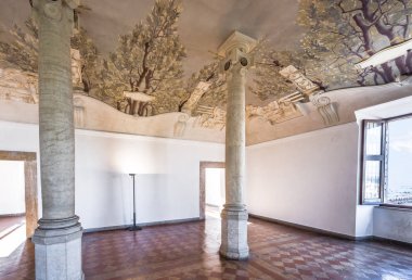 Rome, İtalya - Ağustos 2017: Ziyaret Sant'Angelo Kalesi