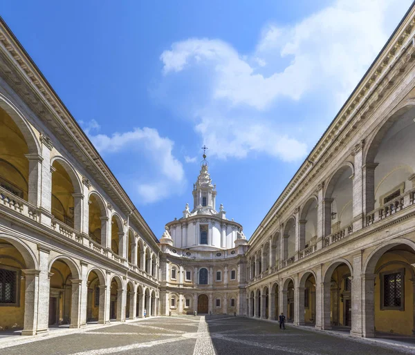 Rome Italië Augustus 2017 Binnenplaats Van Het Stadsarchief — Stockfoto