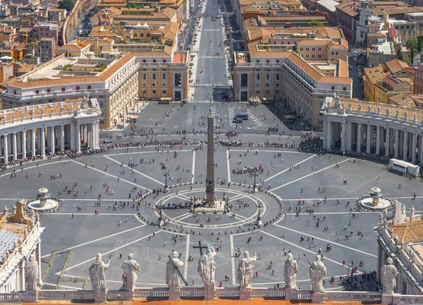 Blick Auf Den San Pietro Platz Und Die Stadt — Stockfoto