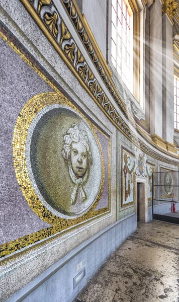 Rzym Włochy Sierpień 2018 Fragment Dekoracji Katedrze San Pietro — Zdjęcie stockowe