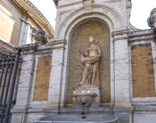 Rome Italie Août 2018 Dans Cour Des Musées Vatican — Photo