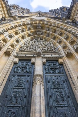 Pargue 'daki Aziz Vitus katedralinin dekorasyon parçası.