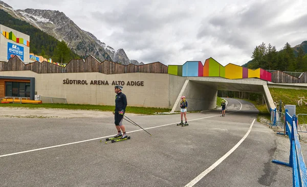 Anterselva Olaszország 2018 Október Antholz Biatlon Aréna Megtekintése — Stock Fotó