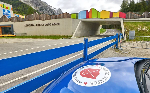 Anterselva Italy October 2018 Visiting Antholz Biathlon Arena — Stockfoto