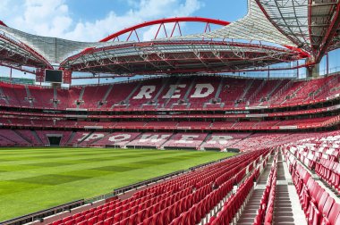 Estadio da Luz 'u ziyaret etmek - FC Benfica' nın resmi oyun alanı