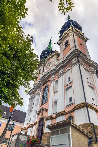 Postlingberg Hill Deki Bakire Meryem Yedi Kederi Kilisesi Linz Aistria — Stok fotoğraf