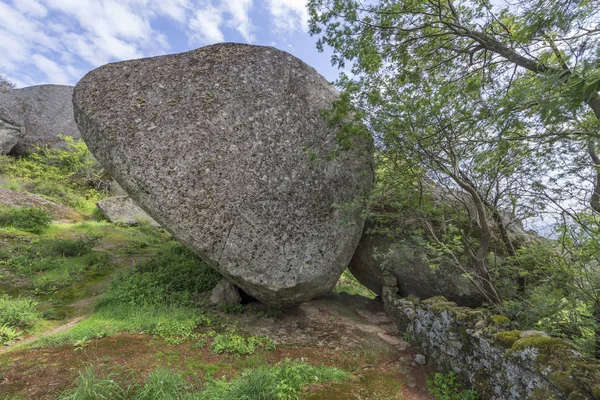 Walking Unique Stone Village Monsanto Portugal — Stock Photo, Image