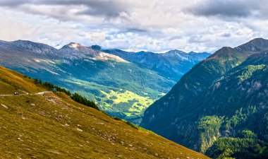 Grossglockner alp geçidinde manzara