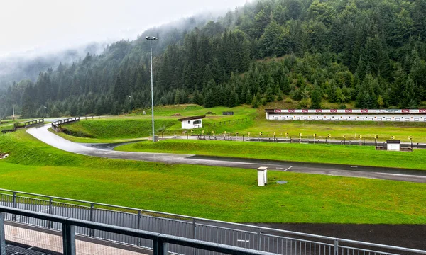 Campo Tiro Estadio Biatlón Hochfilzen Austria —  Fotos de Stock