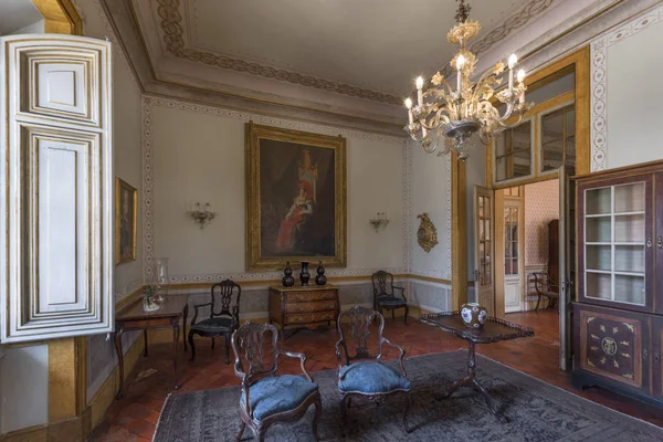 Interior Del Palacio Real Queluz Portugal —  Fotos de Stock