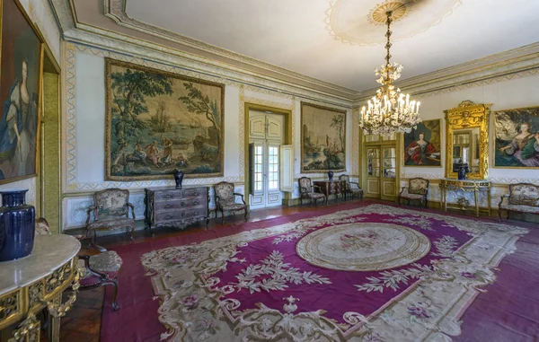 Interior Royal Queluz Palace Portugal — Stock Photo, Image