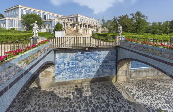 Fragmento Decoración Parque Del Palacio Real Queluz — Foto de Stock