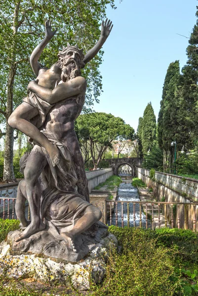 Frammento Decorazione Nel Parco Del Palazzo Reale Queluz — Foto Stock