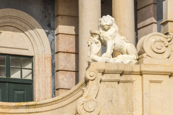 Fragment Décoration Dans Parc Palais Royal Queluz — Photo