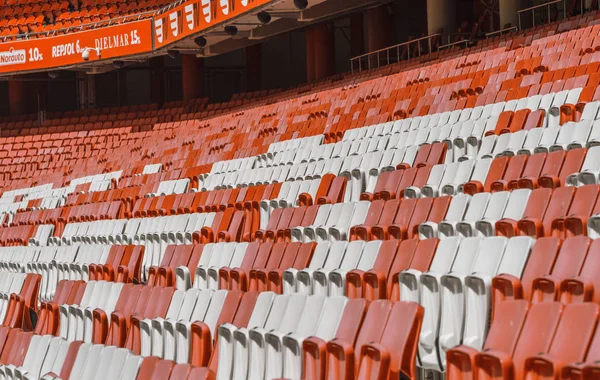 Lisboa Portugalia Aprilie 2018 Tribunalele Din Estadio Luz Terenul Oficial — Fotografie, imagine de stoc