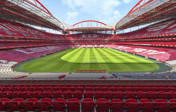 Lisboa Portugal April 2018 View Estadio Luz Official Playground Benfica — Stok fotoğraf