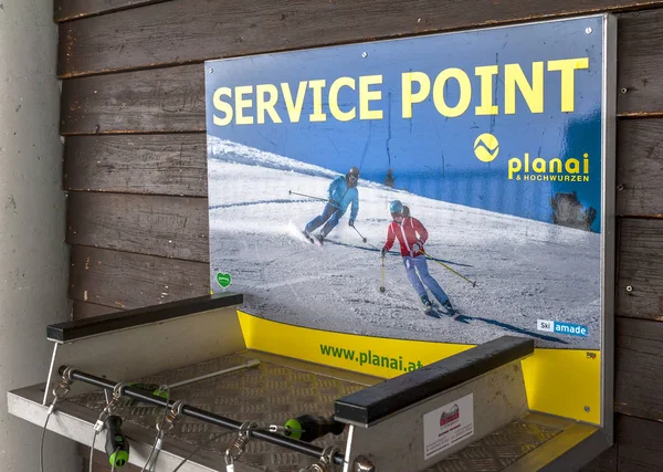 Point Service Ski Glacier Dachstein Autriche — Photo
