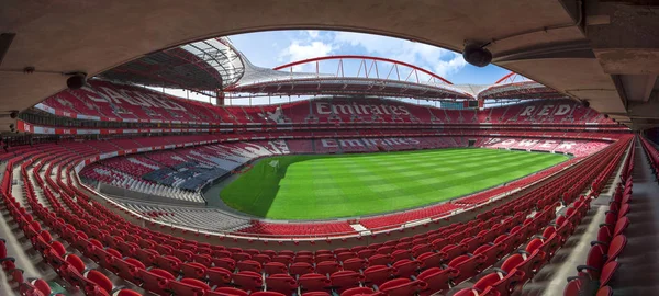 Panoramatický Výhled Estadio Luce Oficiální Hřiště Benfica — Stock fotografie