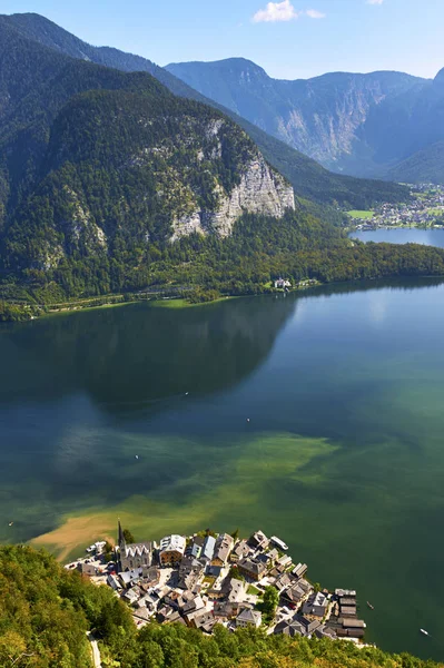 Halstatt Austria Desde Vista Del Pájaro —  Fotos de Stock