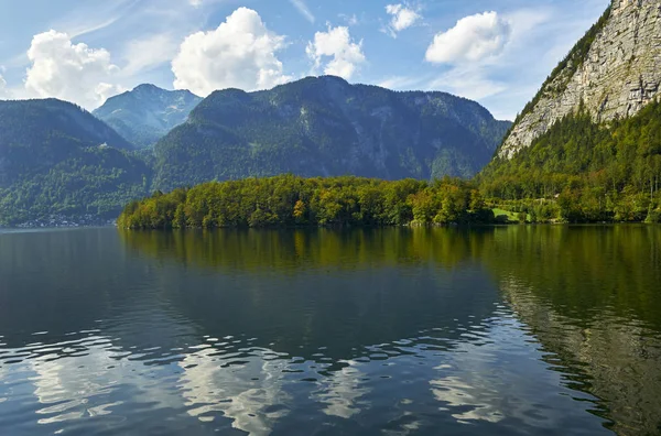 奥地利哈尔斯塔特湖景 — 图库照片