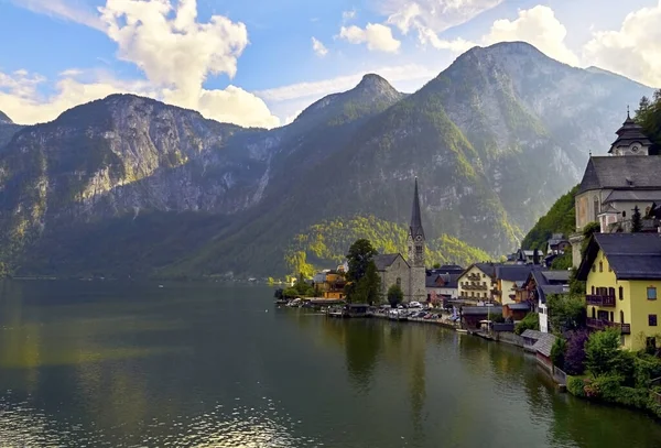 Scenic View Hallstatt Lake Austria — Stock Photo, Image