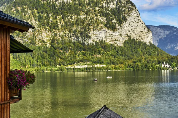 Scenic View Hallstatt Lake Austria — Stock Photo, Image