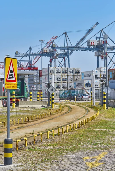 View Lisboa Sea Port — Stock Photo, Image