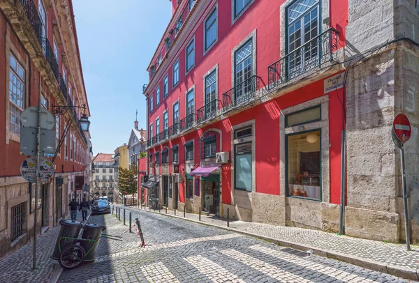 Város Utcáin Lisboa Portugália — Stock Fotó