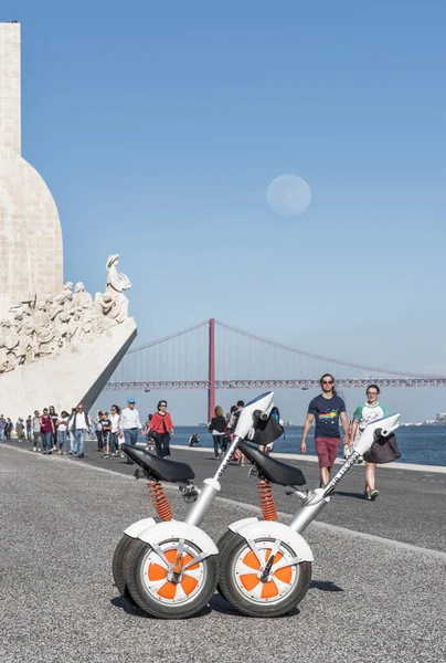 Monument Des Découvertes Sur Les Rives Tage Lisboa Promenade Portugal — Photo