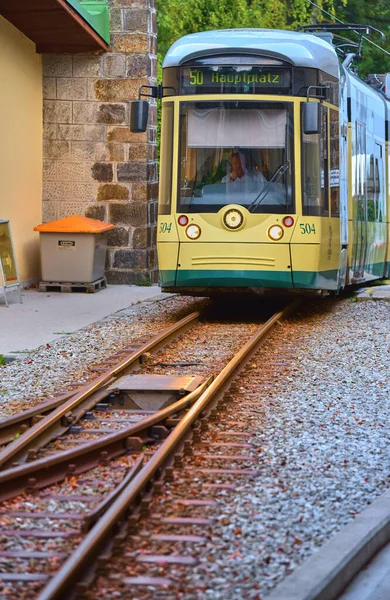 Tram Célèbre Postlingberg Centre Linz Autriche — Photo