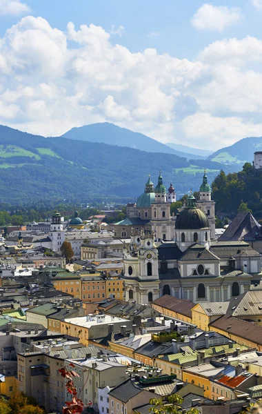 Salzburg Merkezindeki Hava Manzarası — Stok fotoğraf