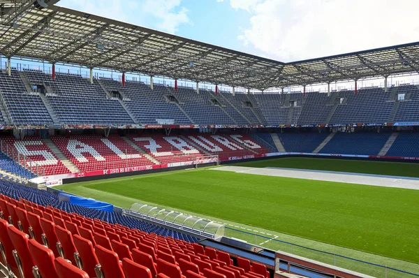 Visiting Red Bulls Football Arena Salzburg — Stock Photo, Image