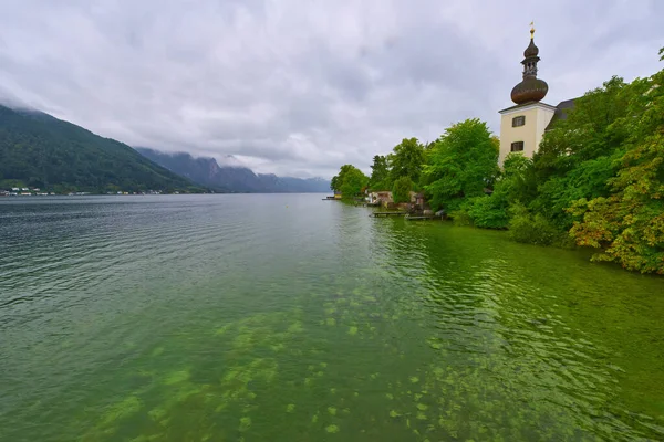 走在Gmunden湖 奥地利Salzkammergut — 图库照片