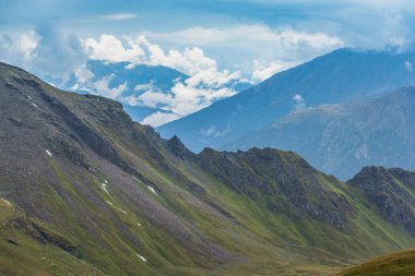 Autumn landscape at Grossglockner alpine road