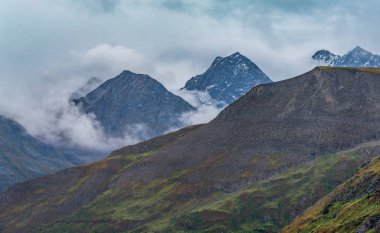 Grossglockner Alp yolu manzaralı, Avusturya