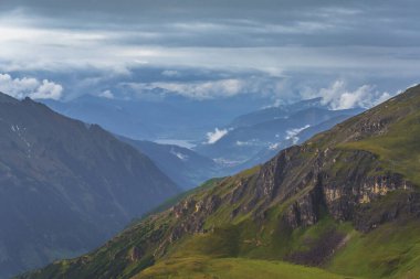 Grossglockner Alp yolu manzaralı, Avusturya
