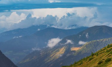 Grossglockner Alp yolu manzaralı, Avusturya