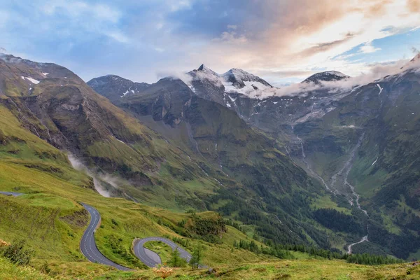 Grossglockner Alp Yolu Manzaralı Avusturya — Stok fotoğraf