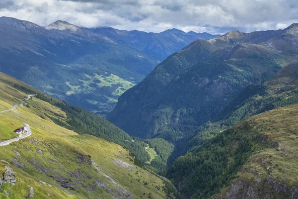 Paysage Automne Sur Route Alpine Grossglockner — Photo
