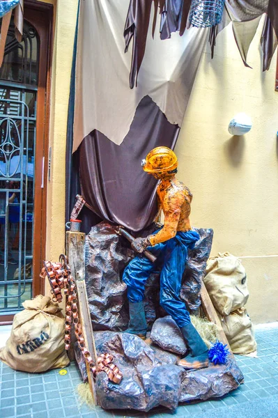 Fiesta Major Gracia Carrer Providencia Barcelona España Agosto 2019 Calles — Foto de Stock