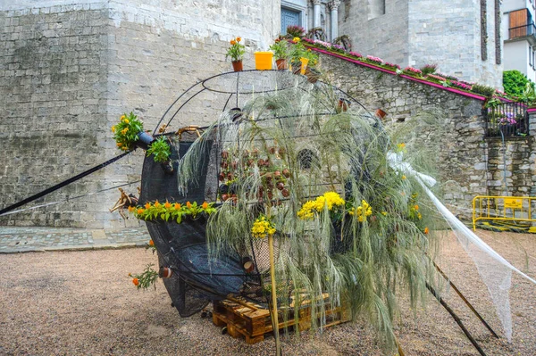 Festival Las Flores Girona Temps Flors España 2019 —  Fotos de Stock