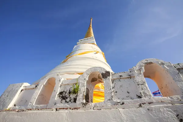 Ένα Ιερό Παγόδα Στην Κορυφή Λόφου Kuan Tang Songkhla Ταϊλάνδη — Φωτογραφία Αρχείου