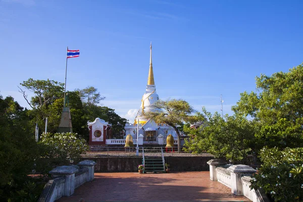 Kutsal Bir Pagoda Tang Kuan Hill Songkhla Üst — Stok fotoğraf