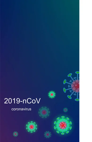 Спалах Коронавірусу Коронавіруси Грипу Coronavirus 2019 Ncov Ризик Здоров Від — стоковий вектор