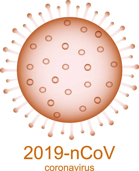 Epidemia Coronavirus Coronavirusurile Fond Gripal Coronavirus 2019 Ncov Risc Sănătate — Vector de stoc