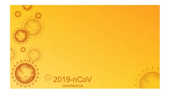 Coronavirus outbreak and coronaviruses influenza background. Coronavirus 2019-nCoV. Pandemic medical health risk, immunology, virology, epidemiology concept. — Stock Vector