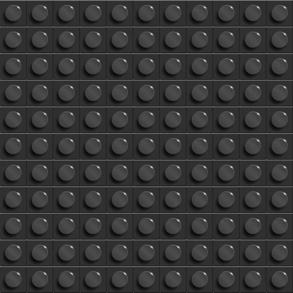 Mükemmel vektör arka plan closeup plastik parlak inşaat blok. Siyah. Siyah plastik inşaat plaka. tuğla binadan 3d vektör arka plan. Lego arka plan