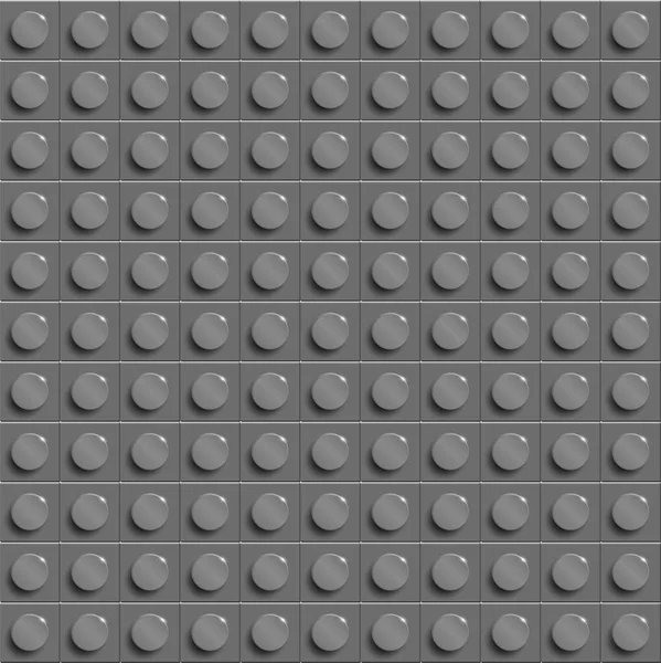 Mükemmel vektör arka plan closeup plastik parlak inşaat blok. Grey. Gri plastik inşaat plaka. tuğla binadan 3d vektör arka plan. Lego arka plan