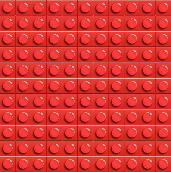 Mükemmel vektör closeup plastik parlak inşaat Lego blok Lego arka plan. Kırmızı. Kırmızı plastik inşaat plaka. tuğla Lego arka plan binadan 3d vektör arka plan