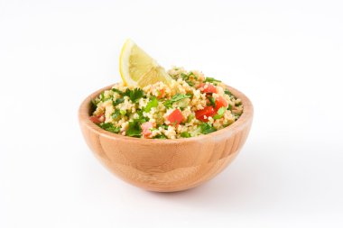 Tabbouleh kuskus ve sebze salatası